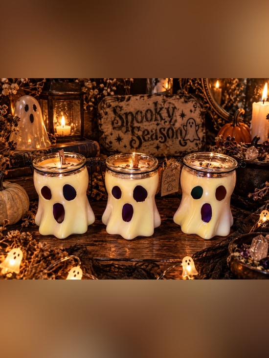 Hand Crafted Other - Killer Harvest Ghost 8oz Jar
